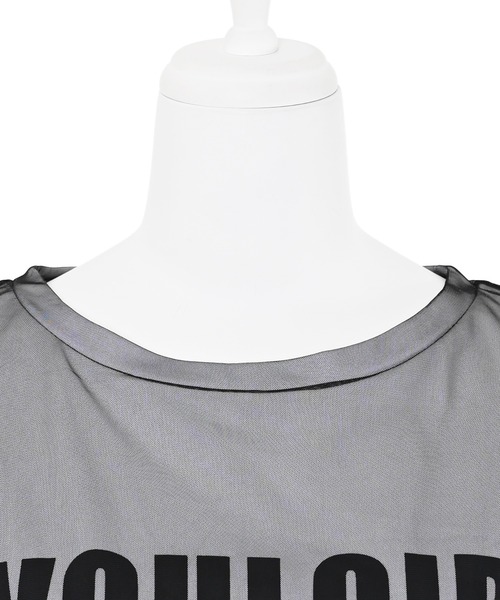 Narcissus tシャツ 「Narcissus」チュールレイヤードTシャツ