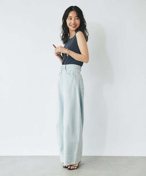 La boutique Bonbon タンクトップ ノースリーブ 「前後2WAY