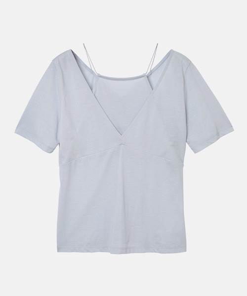 LE CIEL BLEU（ルシェルブルー） tシャツ レイヤードTee / Layered Tee