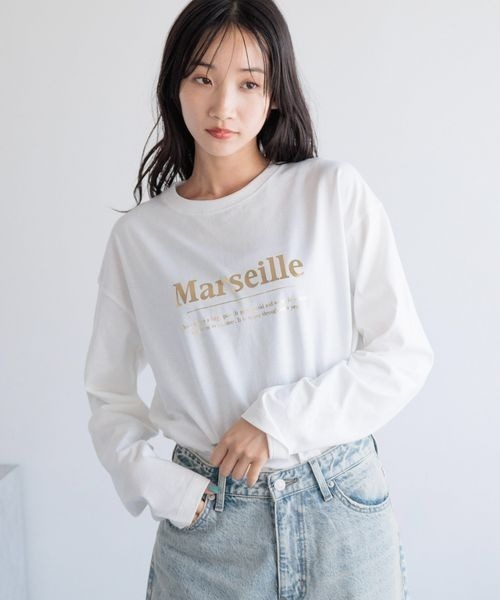 LOWRYS FARM tシャツ アソートロゴプリントTシャツ 133779