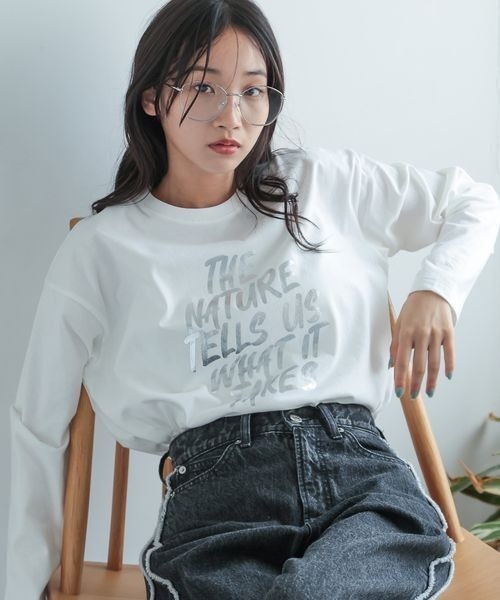 aeko ページ LOWRYS FARM tシャツ アソートロゴプリントTシャツ 133779
