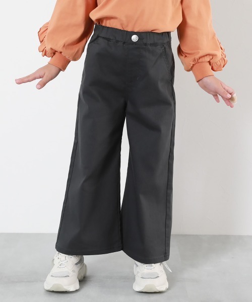 devirock（デビロック） パンツ ストレッチツイル ワイドカラーパンツ
