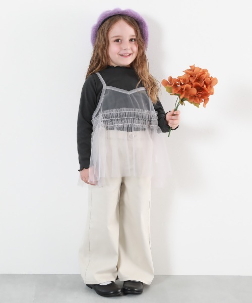 【SALE】LESQUE MHAK COLORPATTERN7.5”【KIDS】 devirock（デビロック） パンツ ストレッチツイル ワイドカラーパンツ