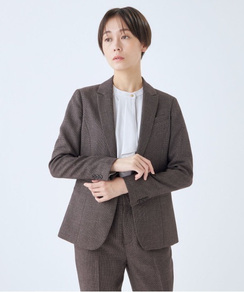 SUIT SELECT スーツ 「セットアップ対応」「洗える1釦ジャケット