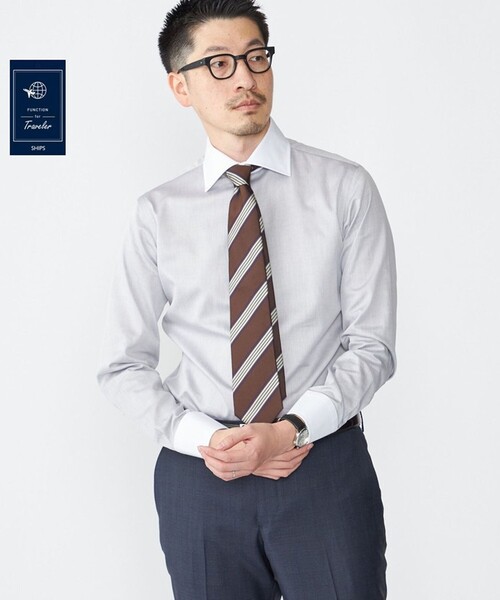 SHIPS（シップス） シャツ SHIPS: イージーアイロン ピケ ワイドカラー