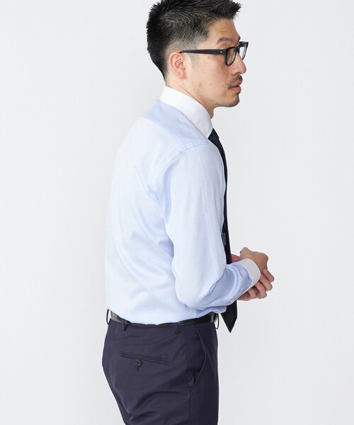 SHIPS（シップス） シャツ SHIPS: イージーアイロン ピケ ワイドカラー