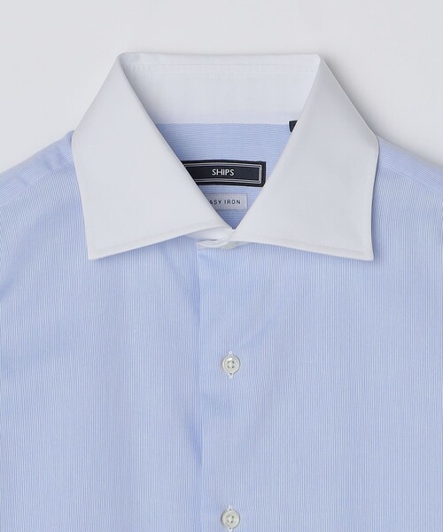 SHIPS（シップス） シャツ SHIPS: イージーアイロン ピケ ワイドカラー