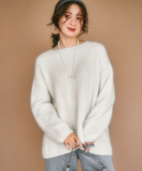 23区 ニット ブラッシュドアルパカ レディース : ZOZOTOWN Yahoo!店 