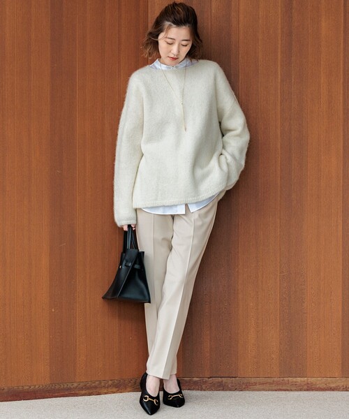 23区（ニジュウサンク） ニット セーター ブラッシュドアルパカ ニット