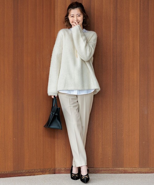 23区（ニジュウサンク） ニット セーター ブラッシュドアルパカ ニット