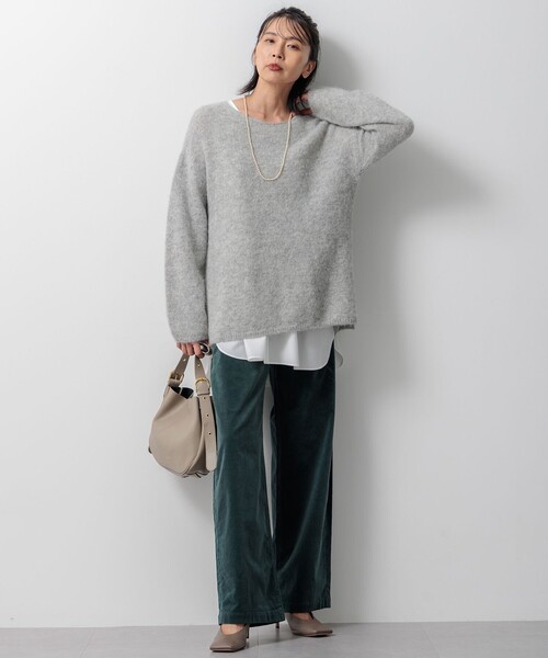 23区（ニジュウサンク） ニット セーター ブラッシュドアルパカ ニット