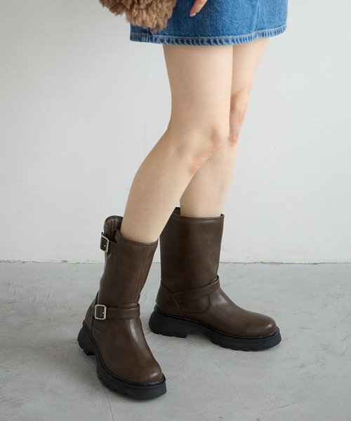 BAYFLOW（ベイフロー） ブーツ 「雨の日も履ける防水仕様」晴雨兼用