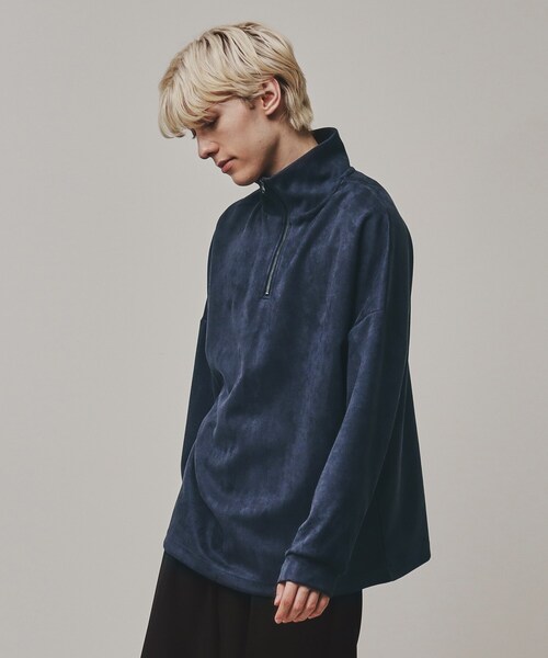 tk.TAKEO KIKUCHI（ティーケータケオキクチ） tシャツ スエード調プチ