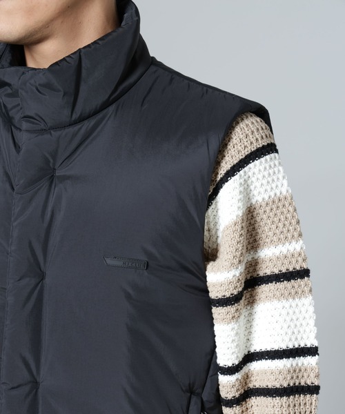 黒 ダウンベスト ユナイテッドトウキョウ　未使用品 CLOUD TEX マイクロリップダウンベスト(1 DARK GREY): : メンズ