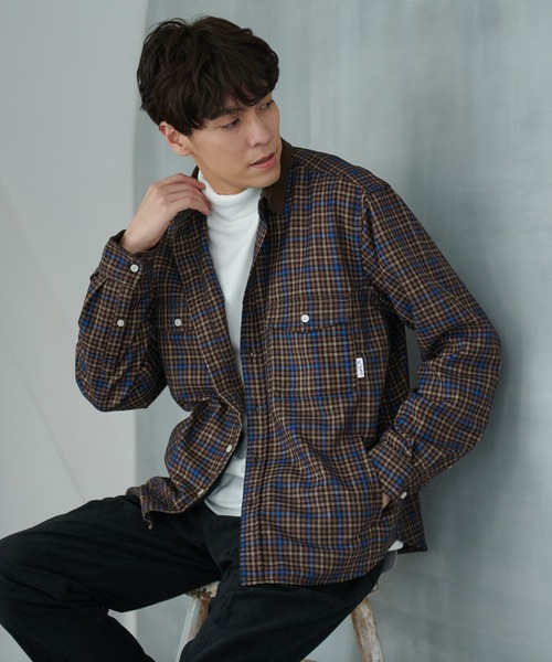 Arnold Palmer（アーノルドパーマー） シャツ 衿コール モールチェック