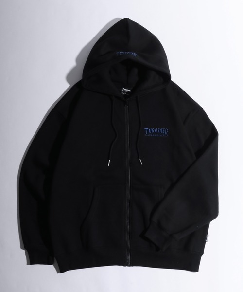 THRASHER（スラッシャー） パーカー ブランドロゴワンポイント刺繍