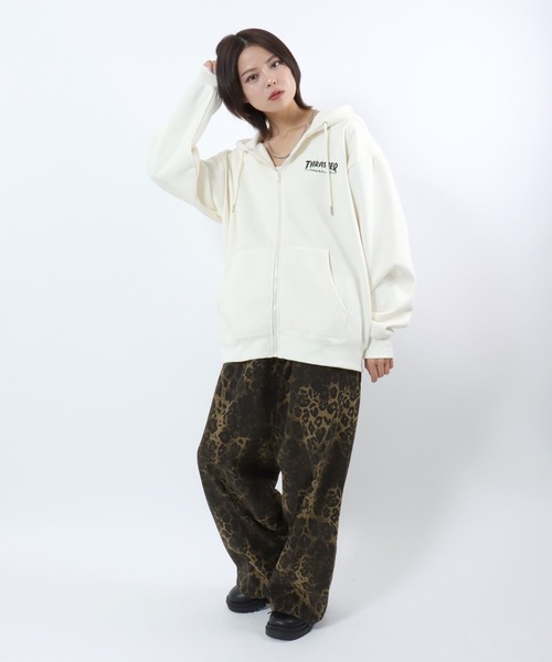 THRASHER（スラッシャー） パーカー ブランドロゴワンポイント刺繍