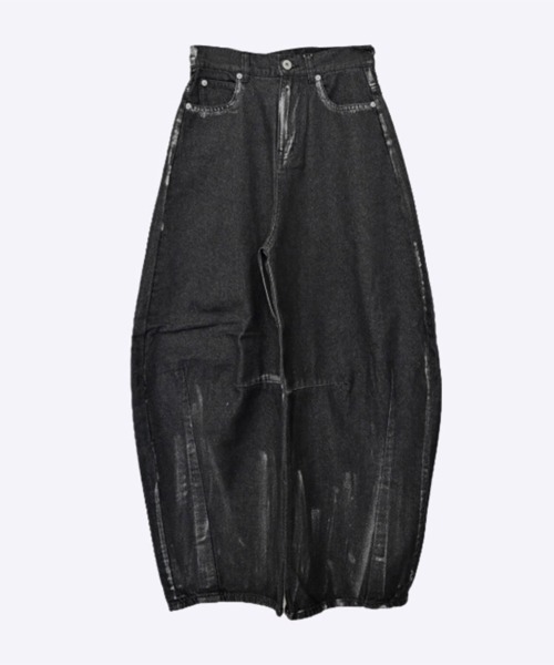 DENHAM デンハム　クロスキャロットフィット ジーンズ　デニムパンツ　W28 ジーンズ デニム デニムパンツ カーブデニムパンツ レディース