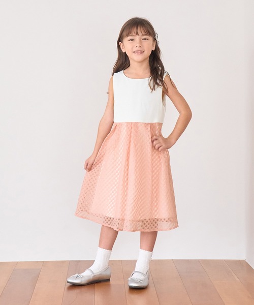 ハッカキッズ セレモニー ボレロ ワンピース 120cm フォーマル対応]衿付きワンピース（カットワンピース）｜hakka kids