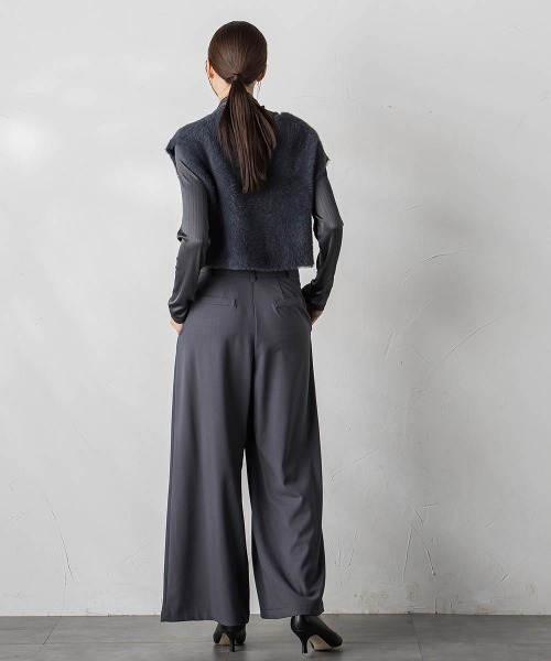 la.f スラックス パンツ 「WEB＆一部店舗限定」ピン