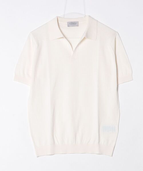 ポロシャツ JOHN SMEDLEY / SYRES コットン スキッパーポロシャツ メンズの画像
