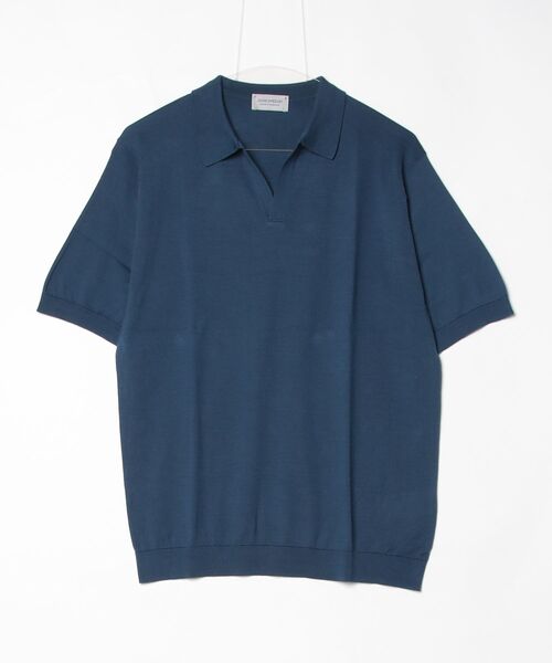マサ John Smedley スキッパー ポロシャツ L コットン JOHN SMEDLEY｜ジョンスメドレー日本公式