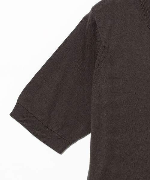 ポロシャツ JOHN SMEDLEY / SYRES コットン スキッパーポロシャツ メンズの画像