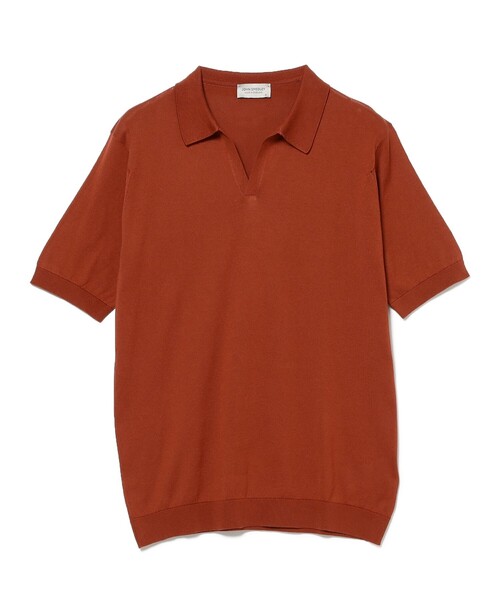 beams ポロシャツ（JOHN SMEDLEY／ファッション）（色：ブラウン