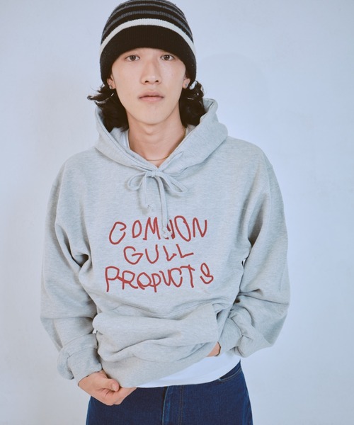 common gull products. ピンクパーカー L