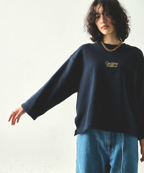 kha:ki（カーキ） トレーナー スウェット エンブロイダリースウェット