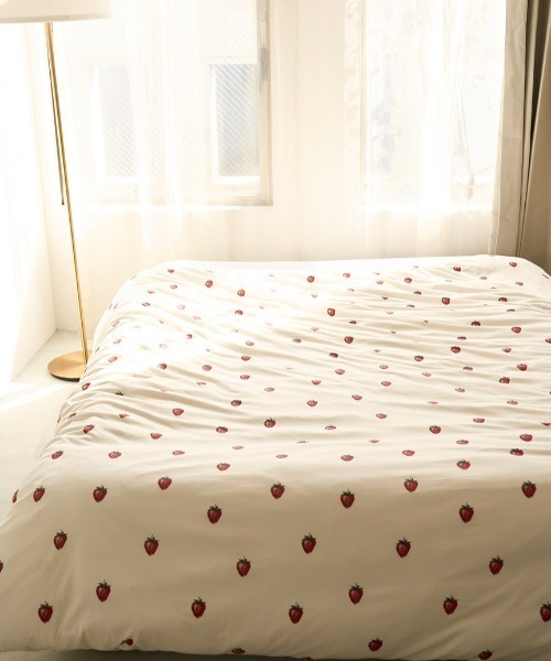 gelato pique Sleep ベッド 寝具 「Sleep」ストロベリー柄掛けカバー