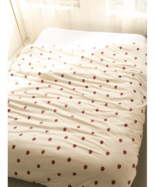 gelato pique Sleep ベッド 寝具 「Sleep」ストロベリー柄掛けカバー