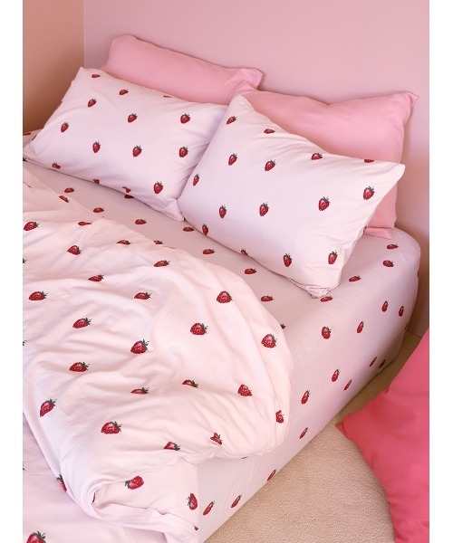gelato pique Sleep ベッド 寝具 「Sleep」ストロベリー柄掛けカバー