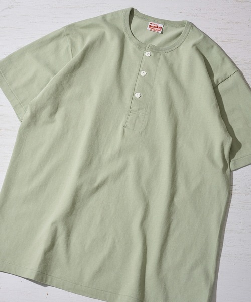 Healthknit（ヘルスニット） ヘンリーネック tシャツ 「Healthknit