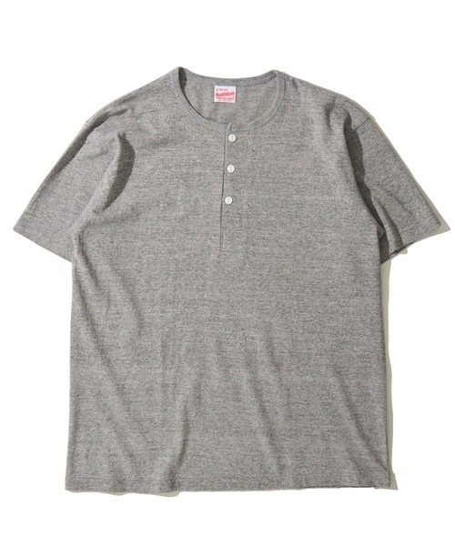 Healthknit（ヘルスニット） ヘンリーネック tシャツ メンズ