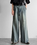 ワイドパンツ ジーンズ 「垢抜け確定。」ヴィン...の詳細画像4