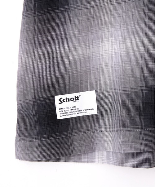 Schott N.Y.C（ショット） シャツ 半袖 Schott/ショット/OMBRE SS