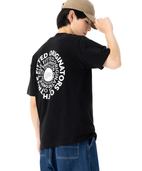 半袖Tシャツ★ニューエラ★夏流行 WATER FOUNTAIN BLACK NEW ERA tシャツ ニューエラ 半袖Tシャツ コットン CIRCLEOOTTF