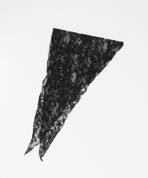関税送料込★Saint Laurent エンブロイダリー スカーフ Saint Laurent(サンローラン) マフラー・ストール(レディース