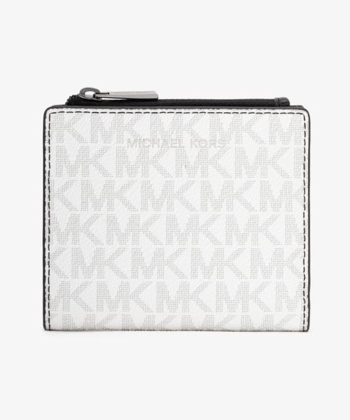 MICHAEL KORS/COOPER スクエア ジップウォレット MKシグネチャー 公式アウトレット】COOPER スクエア ジップ ウォレット - MK