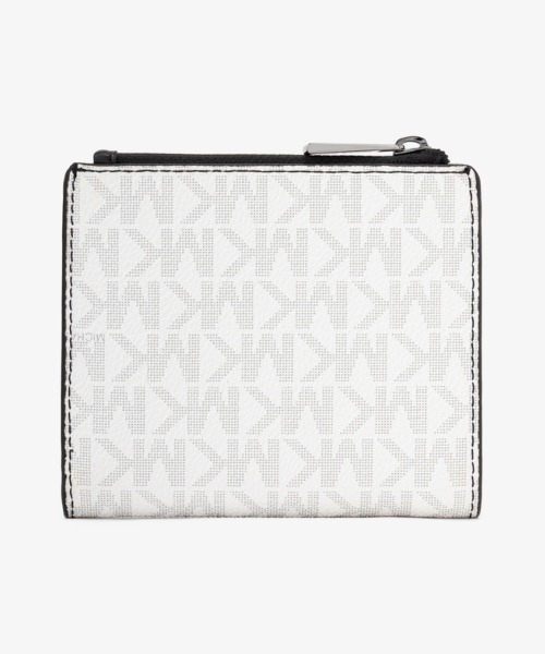 Michael Kors 【新品】COOPER スリム ジップ ウォレット 白 Cooper Slim Signature Logo Zip Wallet | Michael Kors [US]