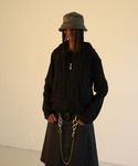 パーカー 裏起毛 HOLE ZIP HOODI...の詳細画像1