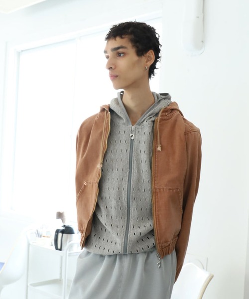 JieDa（ジエダ） パーカー HOLE ZIP HOODIE メンズ : ZOZOTOWN Yahoo