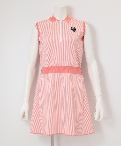 archivio ワンピース 「LADIES」ストライプノースリワンピース