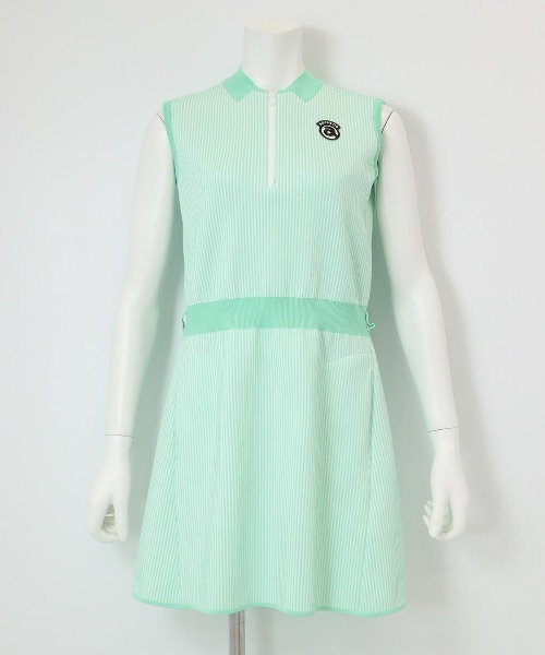archivio ワンピース 「LADIES」ストライプノースリワンピース