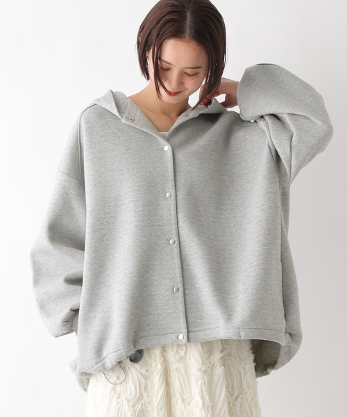 リグリーム　ドロストフーディブルゾン　ホワイト　新品 2月21日(金)20時より新作のロンT、パンツ、ブルゾンが販売開始