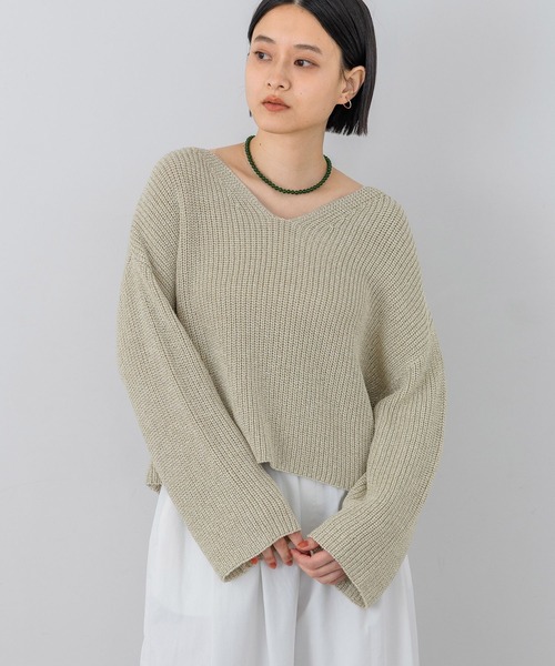 Apart by ニット A part by（アパートバイ） ニット セーター CNラクーンコン2WAYニット