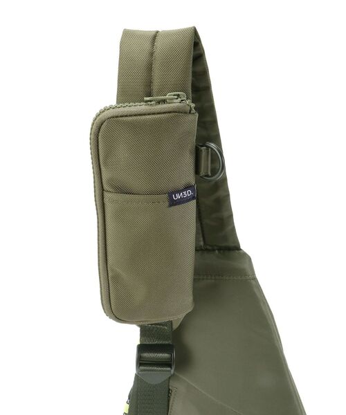 【未使用】UN3D. ウェーブスリングバッグ 黒 WAVE SLING BAG / ウェーブスリングバッグ（ボディバッグ/ウエスト