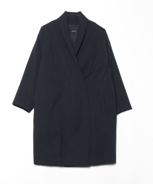美品◎allureville コート 2 アルアバイル allureville（アルアバイル） コート 2 ネイビー レディース