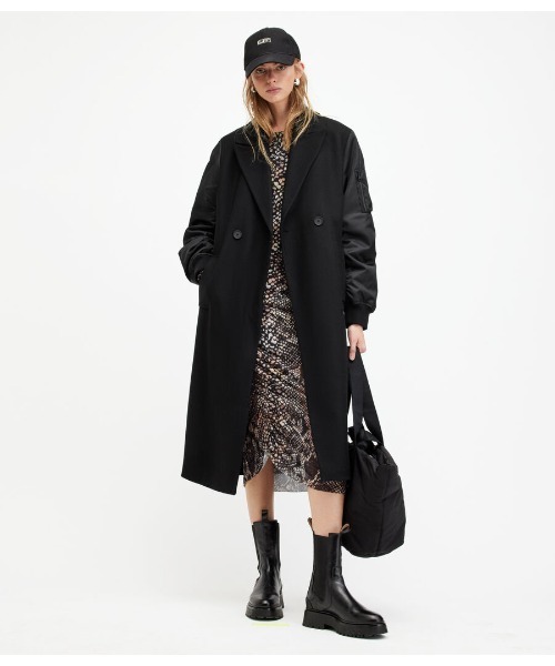 ALLSAINTS（オールセインツ） チェスターコート 8 ブラック レディース
